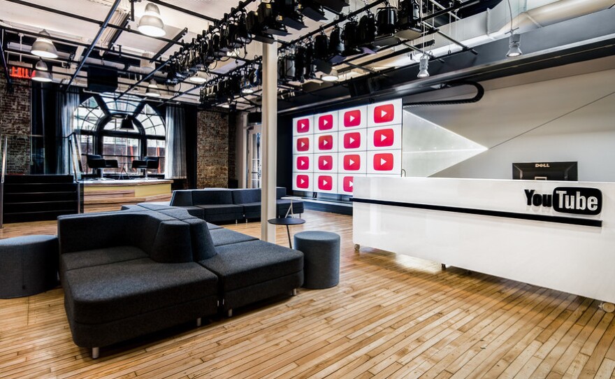 A new Manhattan studio joins YouTube Spaces in London, Tokyo and Los Angeles. Media analysts say YouTube hopes content produced there will ultimately get viewers to stay longer on the site.
