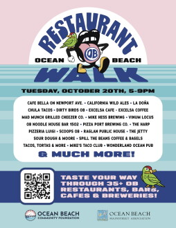 Ocean Beach Restaurant Walk 2026
