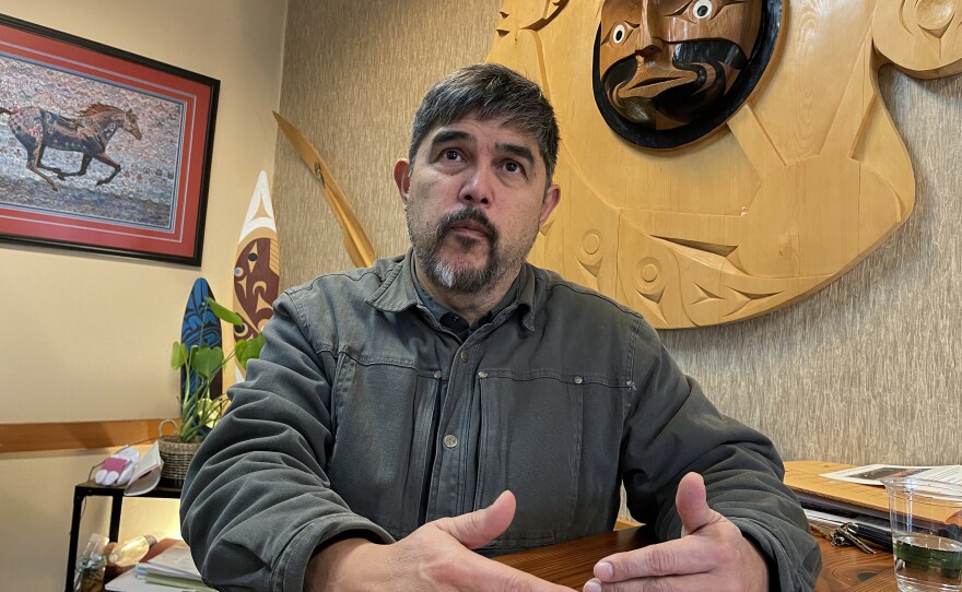 Quinault Indian Nation President Guy Capoeman says it's been a long process to convince tribal members to move to higher ground.