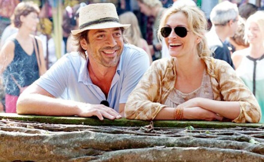 Javier Bardem plays Prince Charming to Julia Robert's Liz in "Eat Pray Love"