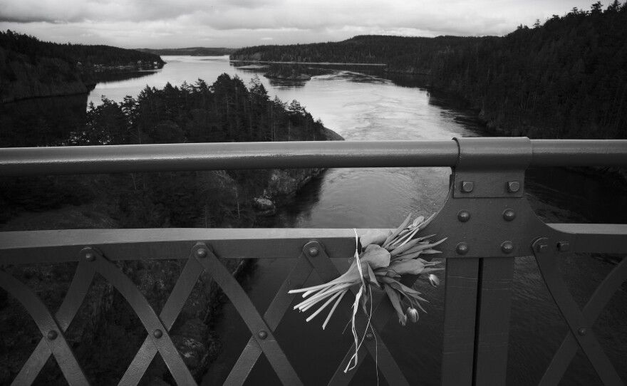 The Deception Pass Bridge connects Whidbey Island to the Washington state mainland. As the U.S. reaches the grim milestone of 1 million COVID deaths, small, rural health care systems like the one on Whidbey Island continue to feel the strain of the pandemic.