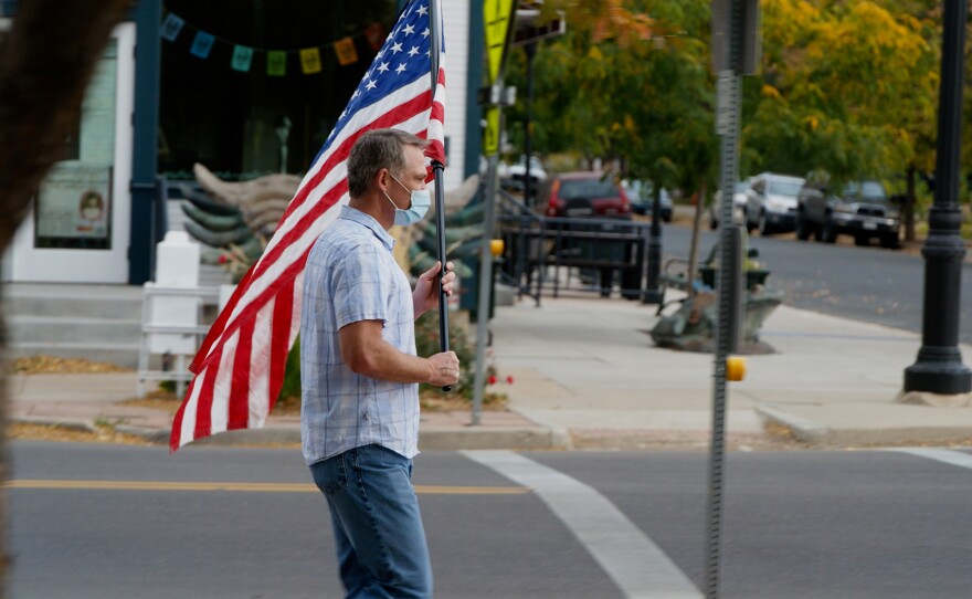 CO Senator Mike Foote at the National Popular Vote March in Colorado.