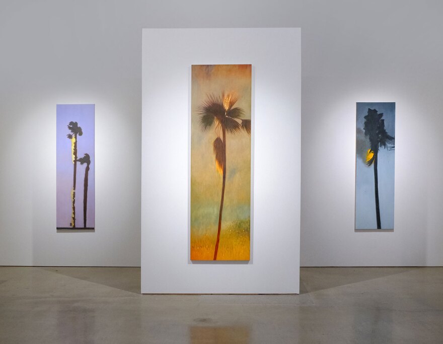 Work by artist Perry Vásquez is shown installed at Quint Gallery in an undated photo. The exhibition is on view through Feb. 18, 2023.