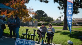 Voters cast their ballots in the 2024 General Election mid-morning on Nov. 5, 2024 at McKinley Elementary School in San Diego, Calif.
