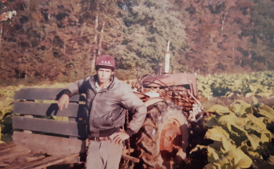 A family photo of Cruz Urias Beltran taken during the 1990s.