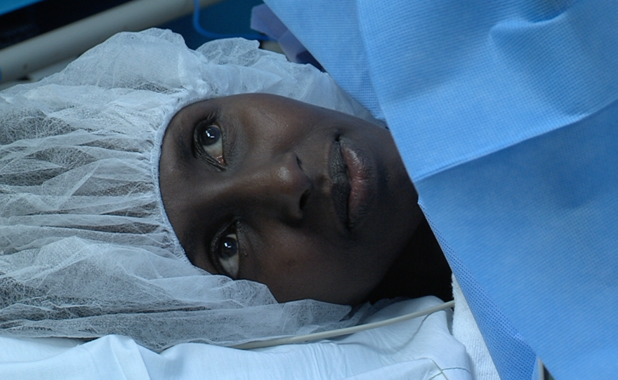 Maha Hussein, a Somali refugee, undergoes surgery to remove a cyst where her clitoris once was, Aug. 5, 2016.
