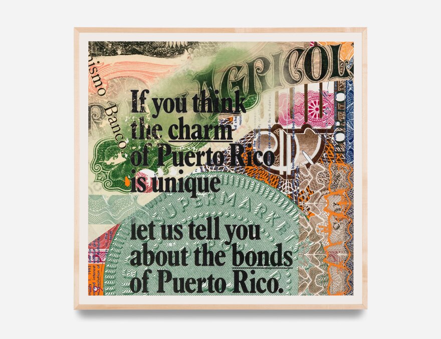 Carolina Caycedo's 2021 digital collage "Charm Bonds" is part of her exhibition, "Aesthetics of Commodity," on view at Institute of Contemporary Art San Diego - North Aug. 26 through Oct. 30, 2022.