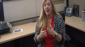 Sjohnna Knack, Airport Noise Mitigation Program Manager, breaks down the airport's position on the Southern California Metroplex, Oct. 20, 2015.