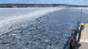 Typically, by this time in the winter, the ice is thick enough to support an ice road from Bayfield, Wis., to Madeline Island. But for the second year in a row, the ferry will run all winter long.