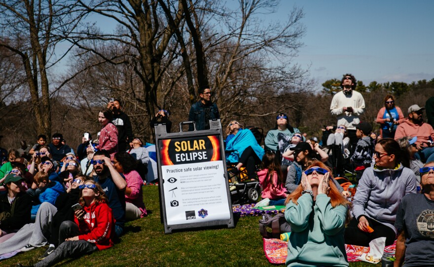 The Science Center of Iowa hosted a star party at Drake University's observatory in Des Moines, Iowa.