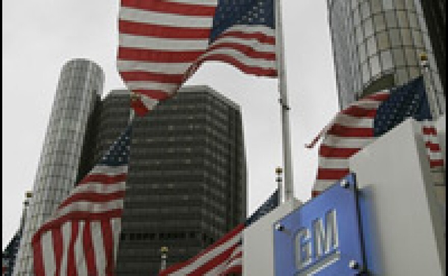 The headquarters of General Motors in downtown Detroit. Standard & Poor's this week downgraded the credit of GM and its financing arm.