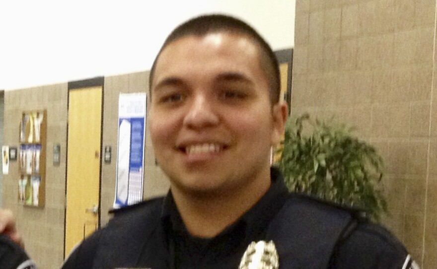 St. Anthony police Officer Jeronimo Yanez outside the City Council chambers in St. Anthony, Minn., in January 2013.