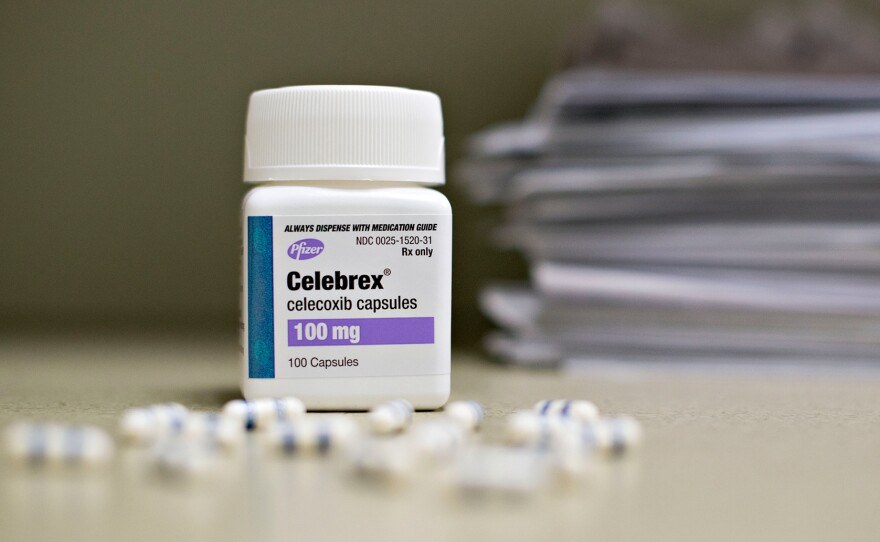 Pfizer's Celebrex fared well in a safety study that compared the pain reliever with ibuprofen and naproxen.