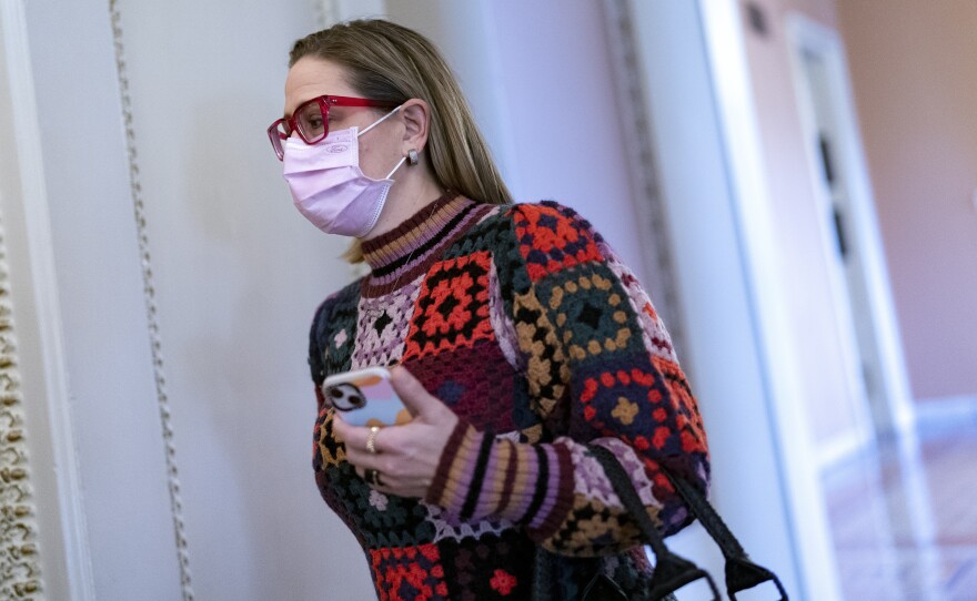Sen. Kyrsten Sinema, D-Ariz., effectively ended Democrats' hopes of changing the filibuster to pass voting rights legislation.