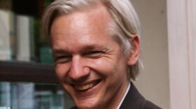 Julian Assange, founder and editor of the WikiLeaks website, faces the media during a debate in London last week. On Sunday, the website released some 90,000 leaked U.S. Army and intelligence documents relating to the war in Afghanistan.