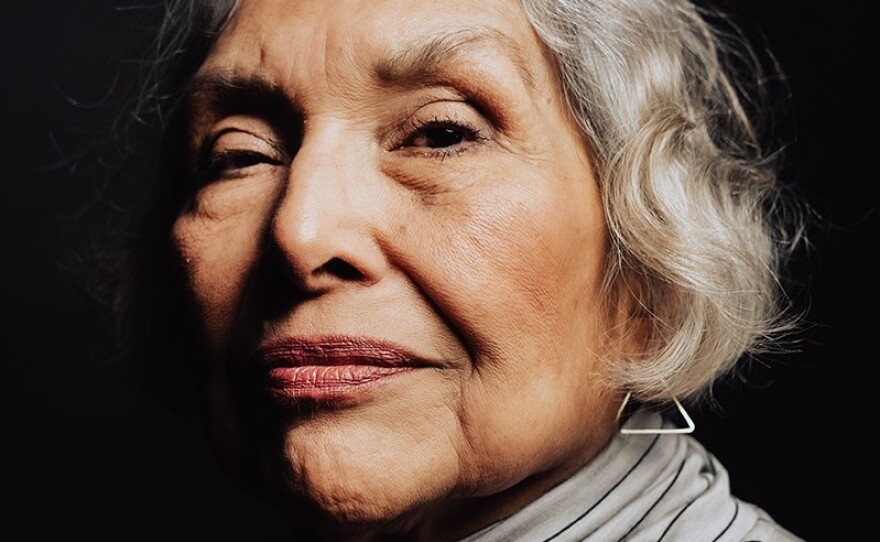 Yolanda López, Mexican American artist, in a recent portrait.