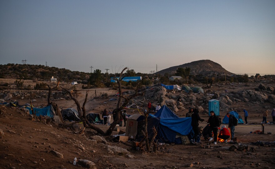 Open Air Detention Camps had as many as a thousand people at a time waiting for processing back in December 2023, but recently there's been a significant decrease.