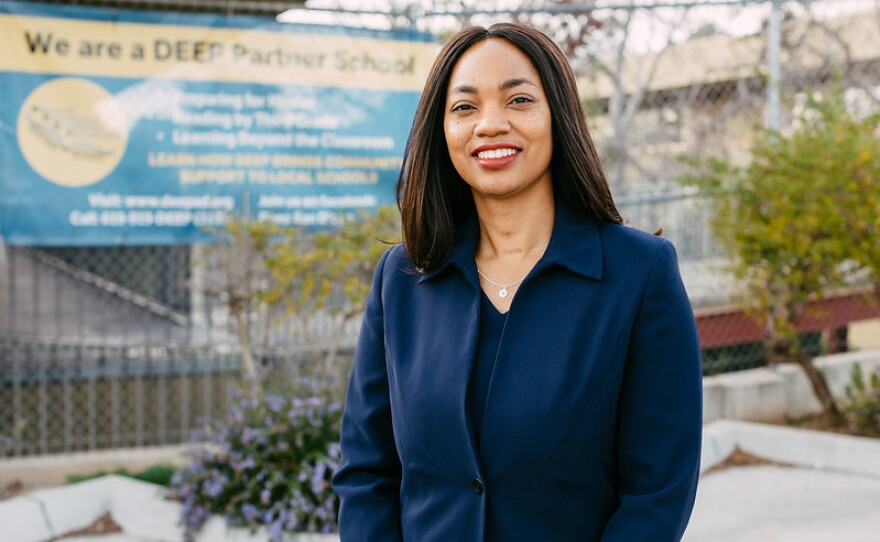 An undated campaign photo of Akilah Weber.