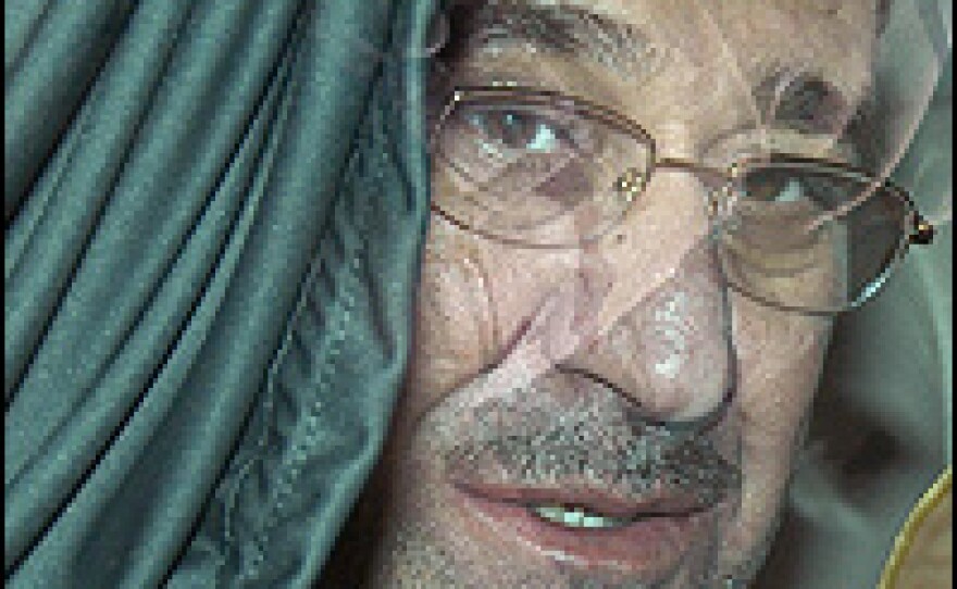 Iraqi Prime Minister Nouri al-Maliki, seen through a car window on a visit to Kuwait Tuesday.