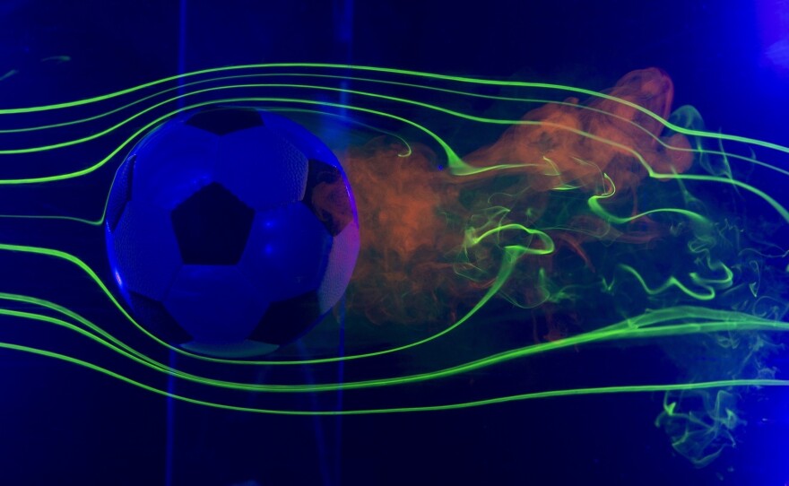 From an aerodynamic perspective, a traditional soccer ball is just as good as the new design.