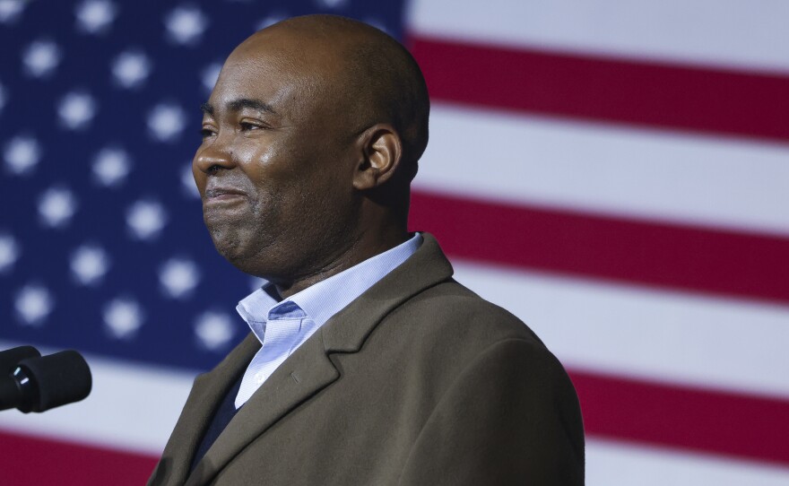 Jaime Harrison, seen here after conceding the South Carolina Senate election to Sen. Lindsey Graham on Nov. 3, is President-elect Joe Biden's choice to be DNC chair.