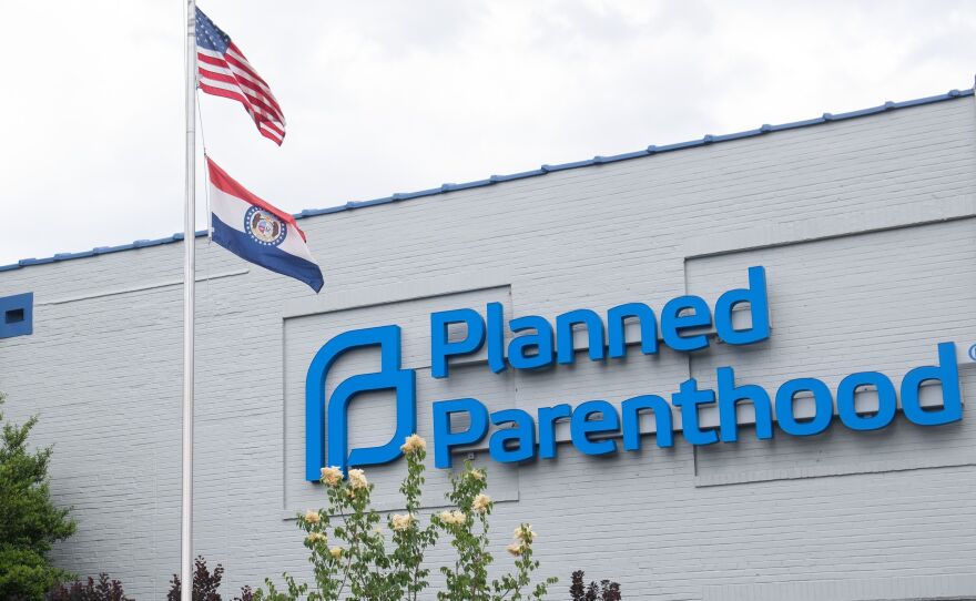 In letters obtained by NPR, the Small Business Administration informs local Planned Parenthood affiliates that they are ineligible for loans received through the Paycheck Protection Program because of rules intended to limit the funds to small businesses and nonprofit organizations. Above, the Planned Parenthood health center in St. Louis on May 30, 2019.