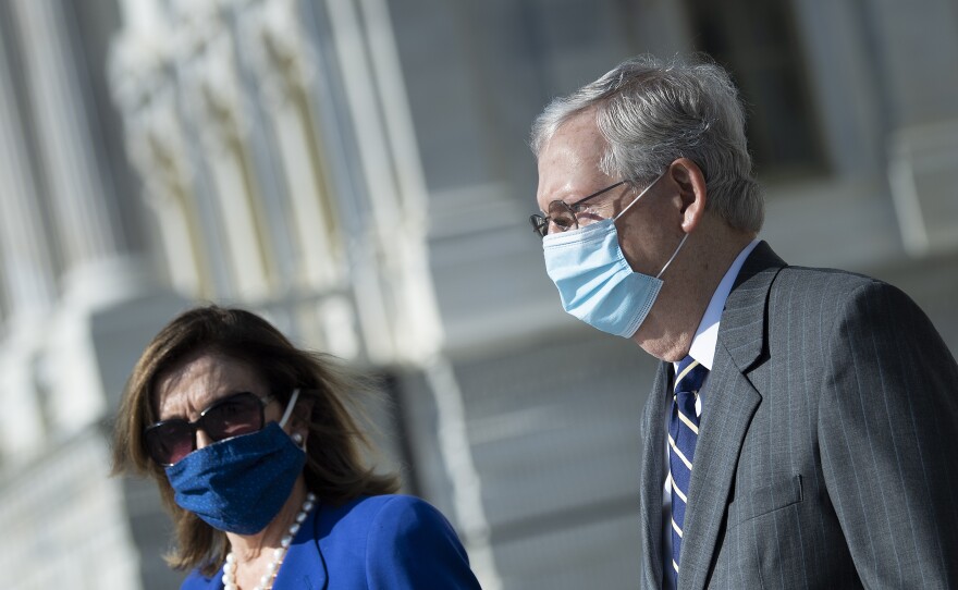 House Speaker Nancy Pelosi and Senate Majority Leader Mitch McConnell are now in direct talks about coronavirus relief aid, after weeks of pushing competing proposals.