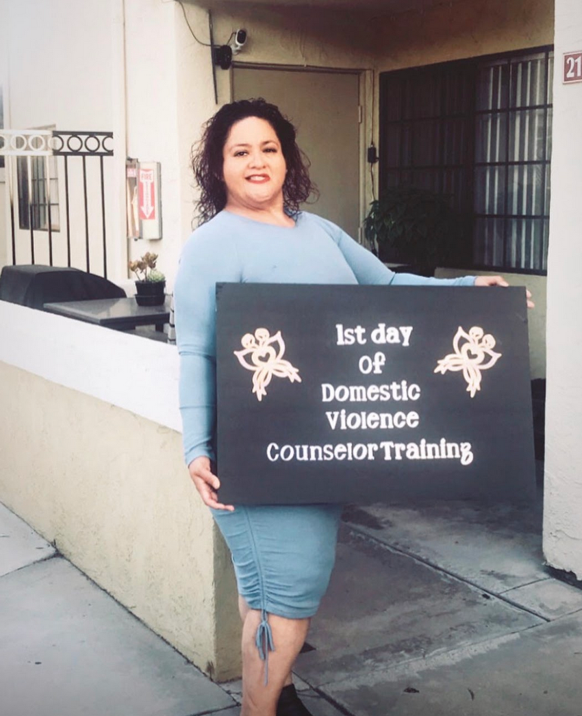 Isabel Rosales, a domestic abuse survivor, is pictured in this undated photo.
