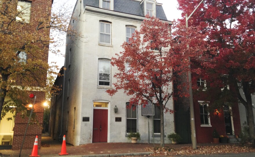 Formerly known as the Alexandria Slave Pen, this ashen gray rowhouse in Alexandria, Va., once housed one of the country's largest slave dealing firms.