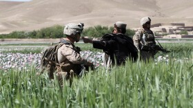 U.S. Marines in Afghanistan.