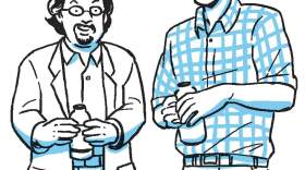 <a></a>Barry Nalebuff (left) and Seth Goldman cofounded Honest Tea in 1997. Goldman is the company's TeaEO. Nalebuff is a professor at Yale School of Management.