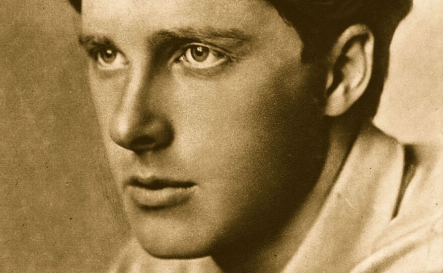 English poet Rupert Chawner Brooke died of dysentery aboard a troop ship headed for Gallipoli in April 1915. His poem "The Soldier" is one of the most famous poems written during World War I.