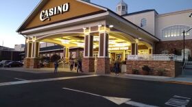 People entering the Barona Resort and Casino in this undated photo.