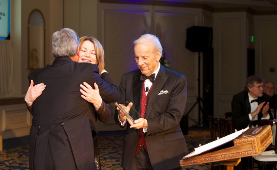 Conrad Prebys and Debbie Turner were honored as Visionaries in the KPBS Hall of Fame for the support of MASTERPIECE.  
Mrs. Audrey S. Geisel was also honored as a Visionary for her longtime support of KPBS' outreach and literacy programs.  The late Brad Warner, former program manager, was posthumously inducted with a Lifetime Achievement Award.
