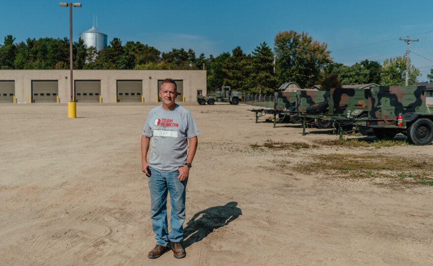 Jeff Reagan, a retired Marine, is volunteering to help the refugees.