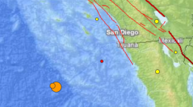 A large earthquake with a preliminary magnitude of 6.3 struck off the coast of San Diego on Friday, Dec. 14, 2012.