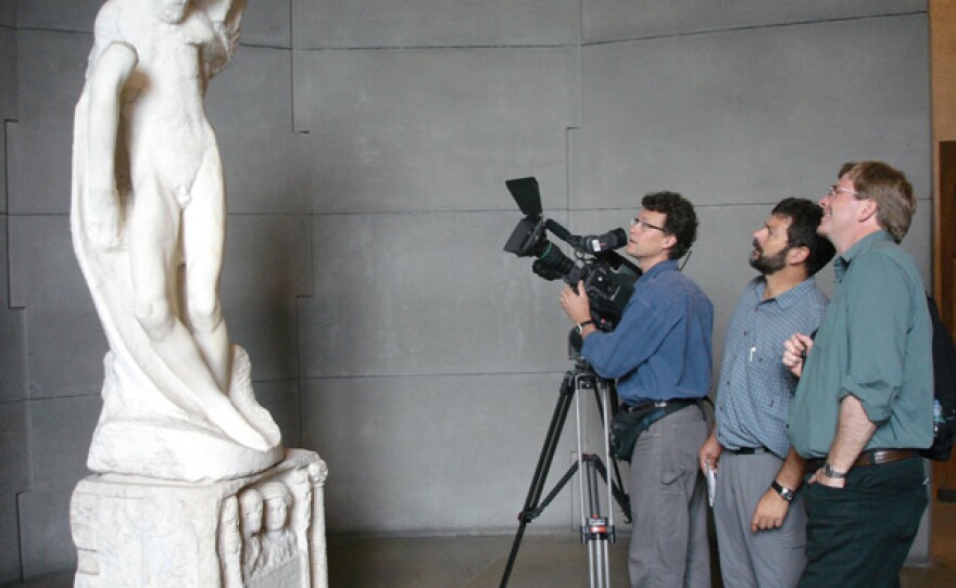 Rick Steves and his crew marvel at Michelangelo's Pieta Rondanini in Milan. In season four, America's favorite guidebook author shares his extensive knowledge of European history, art and culture in England, Wales, Scotland, Italy and Austria. A special behind-the-scenes episode documents the challenges and surprises of producing one of public television's most popular series.