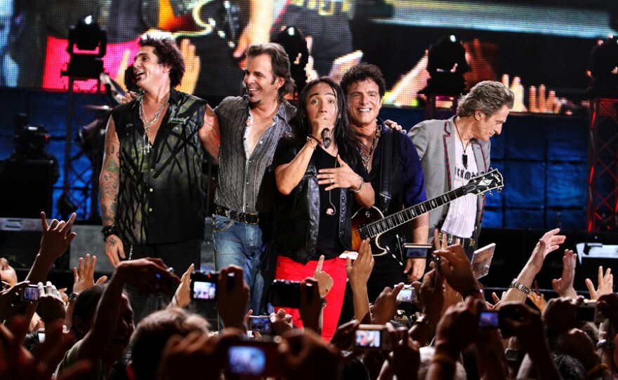 Journey performing in Manila, in the film "Don't Stop Believin': Everyman's Journey."