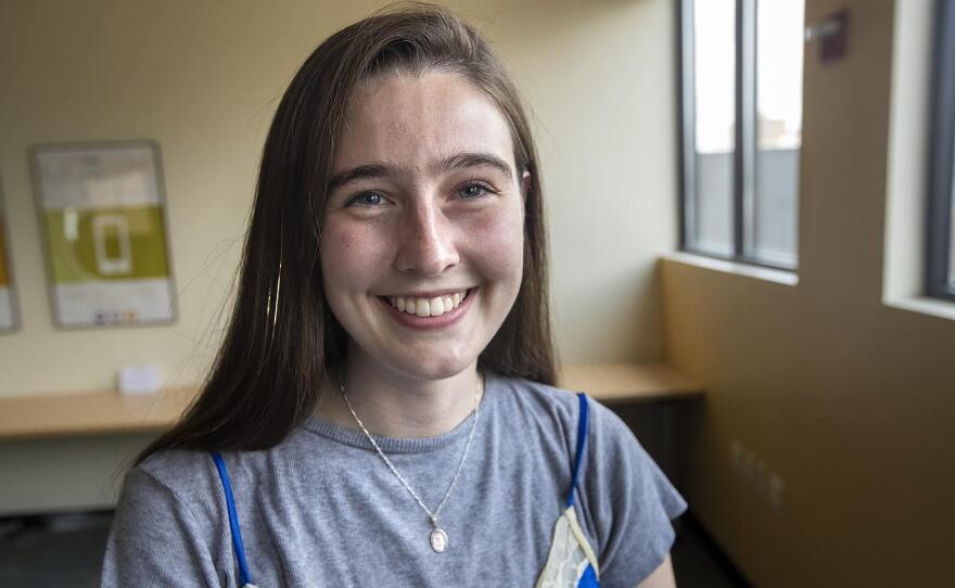 Sarah Groustra, a Brookline High School graduate, wrote a column in the school newspaper about period stigma last year. It led to Brookline voting to offer free pads and tampons in all town-owned restrooms.