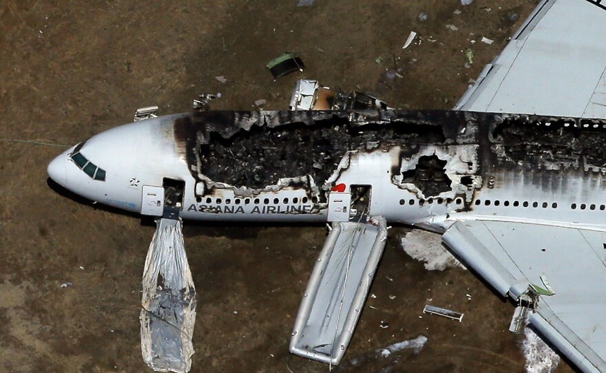 Asiana Airlines Flight 214 from Seoul, South Korea, crashed at San Francisco International Airport on Saturday. Two of the 307 people on board were confirmed dead.