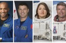 This combination of photos shows, from left, astronauts Victor Glover, Jeremy Hansen, Christina Koch, and Reid Wiseman.