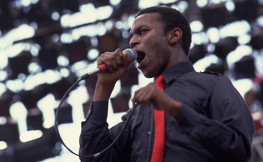 Ranking Roger, born Roger Charlery, performs with The English Beat in San Bernardino, California, on May 28, 1983. Charlery died March 26, 2019 in Birmingham, U.K.