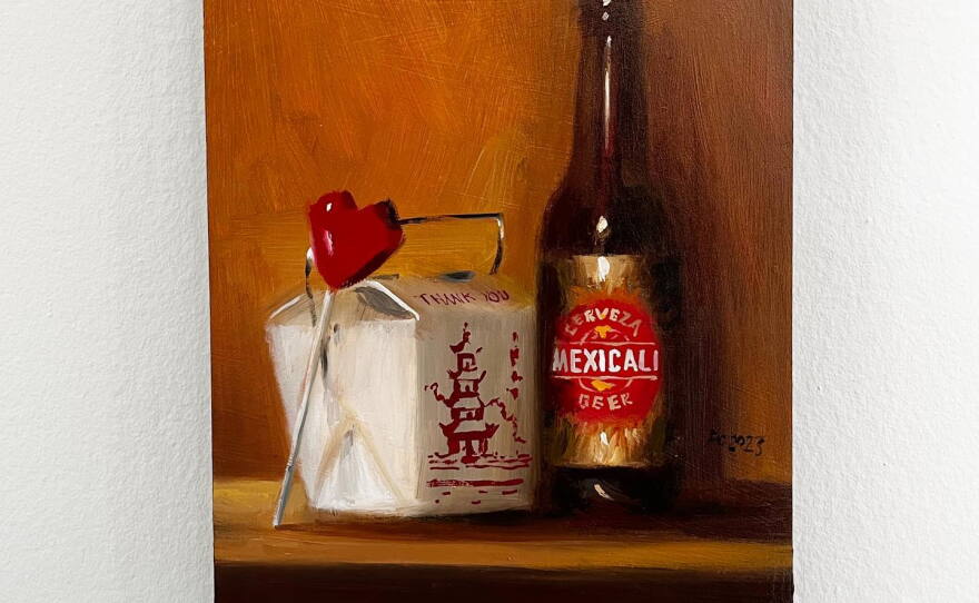 Work from Pablo Castañeda's “Bodegón Contemporáneo Fronterizo” exhibit will open at Bread and Salt Saturday, May 13, 2023.
