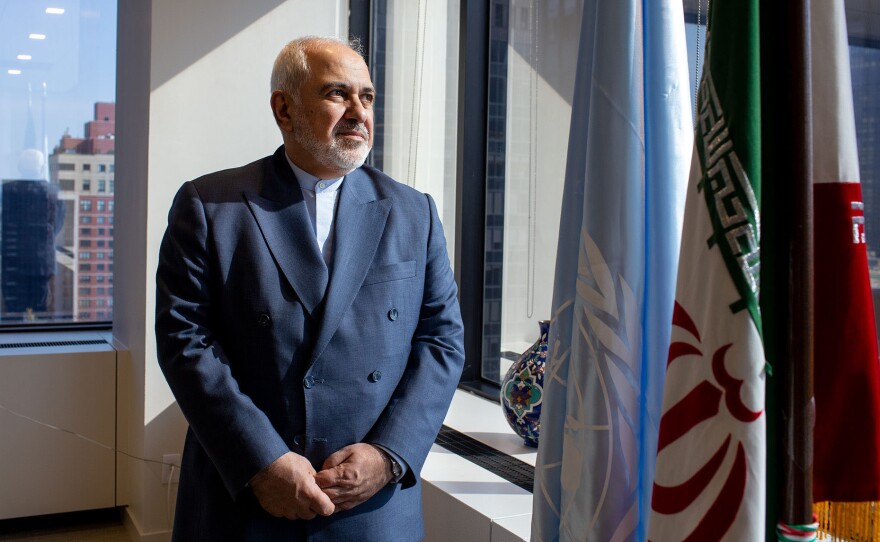 Iran's foreign minister, Mohammad Javad Zarif, is in New York this week to make the case for lifting sanctions on his country.