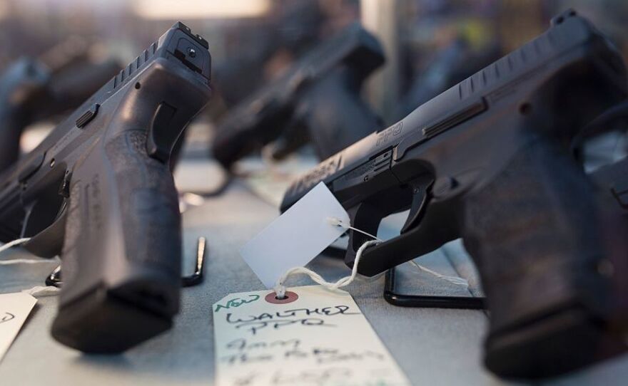 The Justice Department took a step toward making it easier for states to implement what are known as "red flag laws" on Monday, sharing a model for how states could temporarily remove guns from people deemed dangerous to themselves or others.