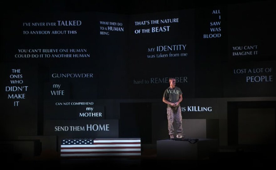 A scene from “Soldier Songs,” an opera by David T. Little.