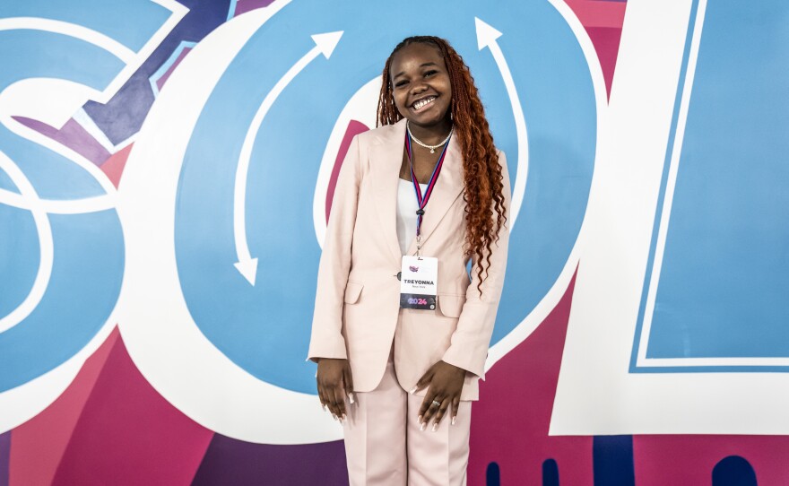 Treyonna Sullivan, 17, is a winner in a national science challenge. She created "Project Poop," a smart trash can that counts the poop dumps put in it. She's from the South Bronx in New York.