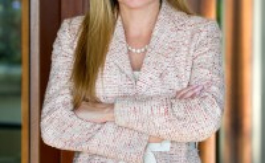 Portrait of Jessica Pride, a civil attorney who specializes in sexual assault cases.