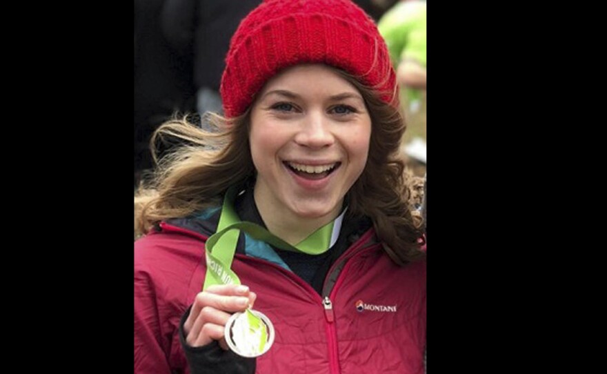 This undated file photo issued by the Metropolitan Police shows Sarah Everard, who disappeared while walking home from visiting a friend in south London on March 3.