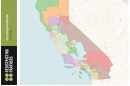 The new congressional map drafted by Paul Mitchell's firm, Redistricting Partners. Gov. Gavin Newsom proposed drawing a new temporary map that favors Democrats. Voters will decide in November whether to approve it.